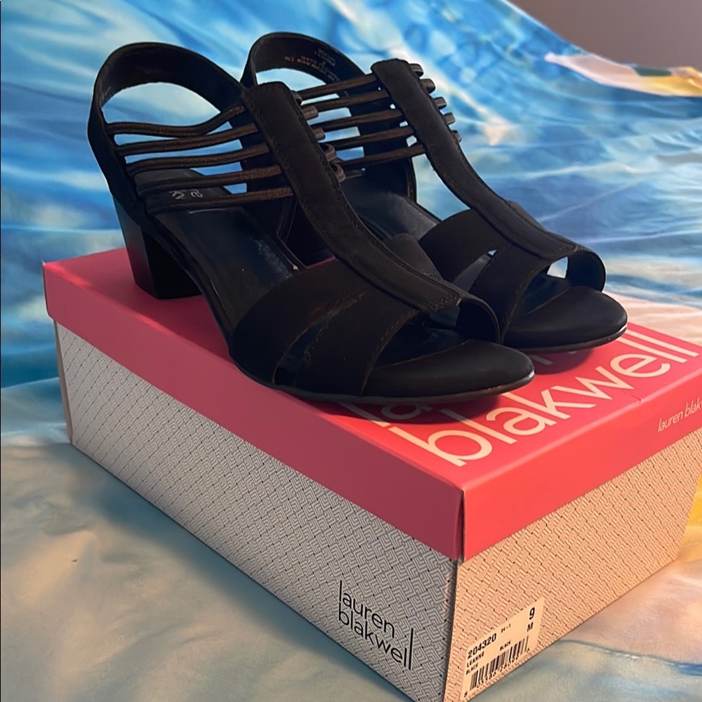 Lauren Blackwell Black Women's Sandals